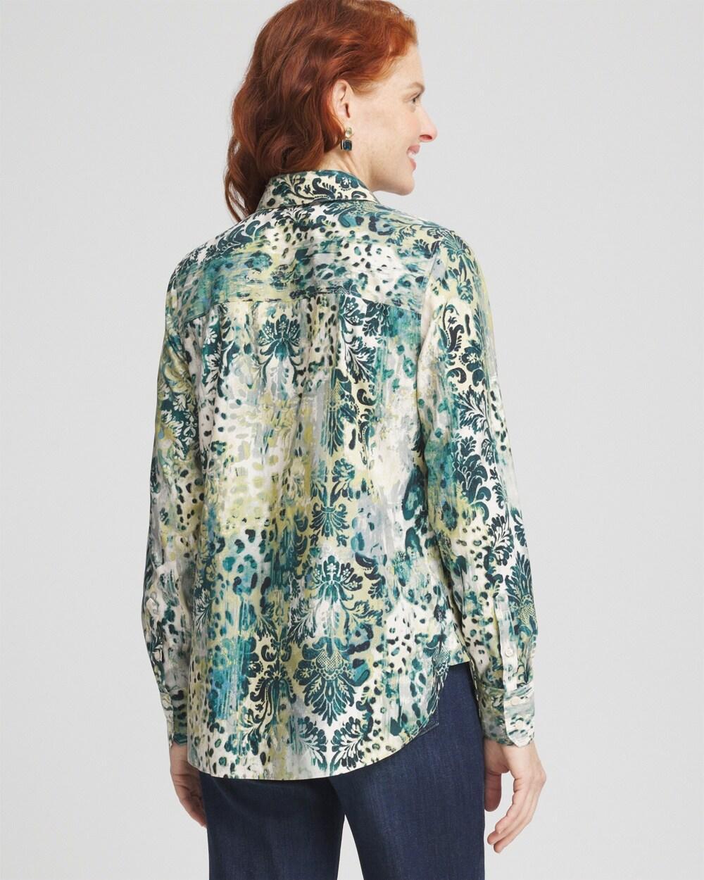 No Iron™ Mixed Animal Print Shirt Product Image