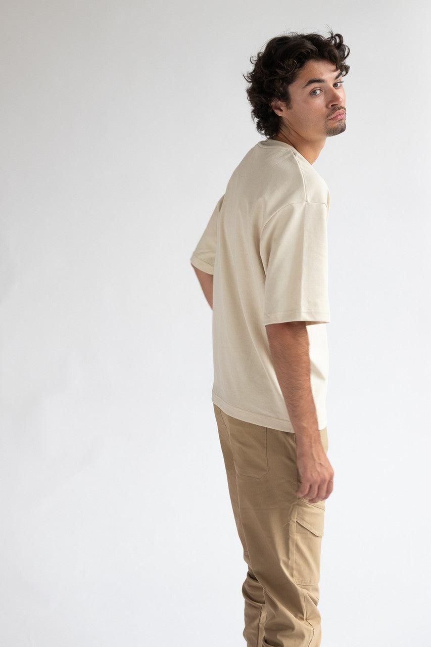 Oversize Cream T-Shirt Product Image