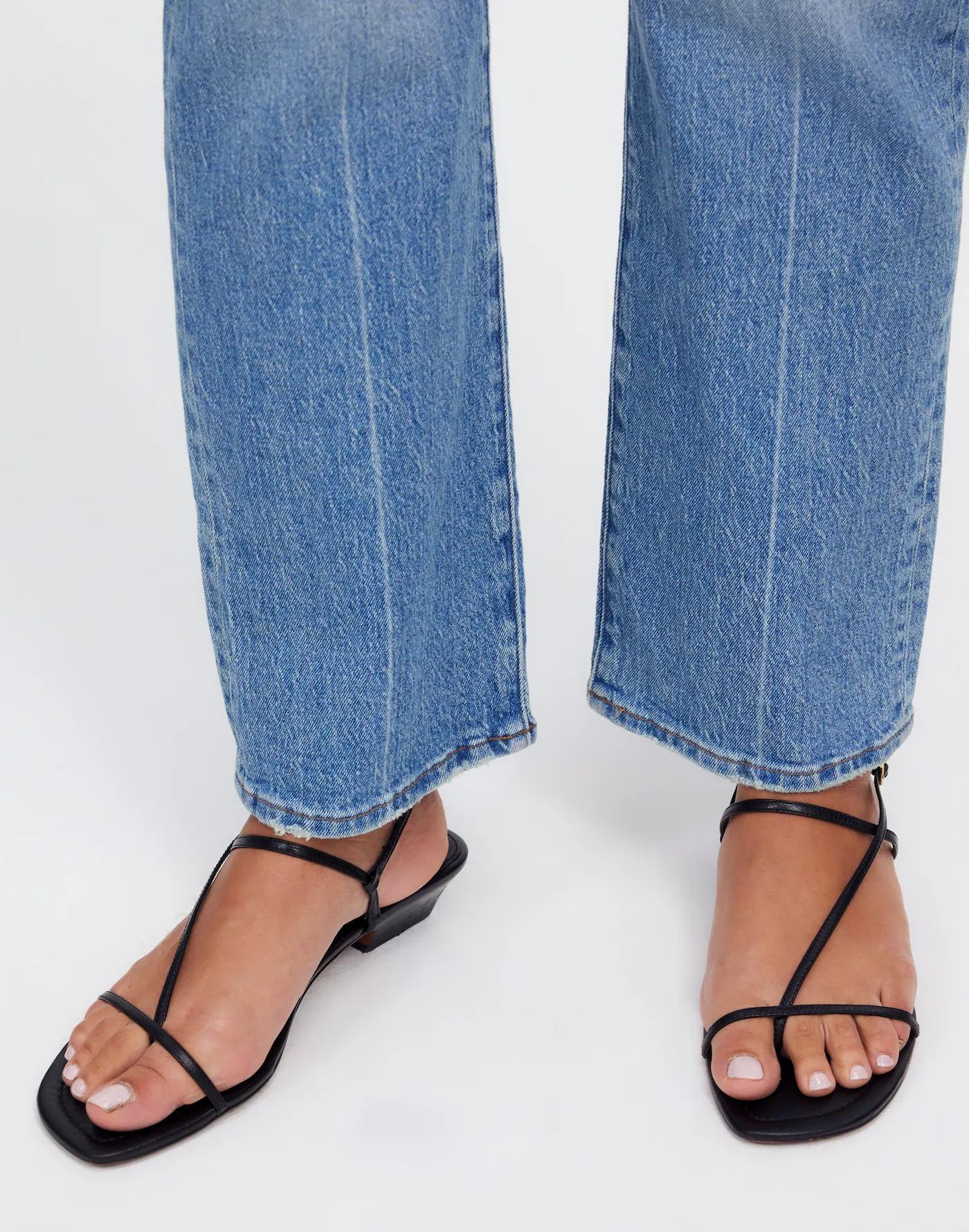The Maycie Asymmetric T-Strap Sandal Product Image