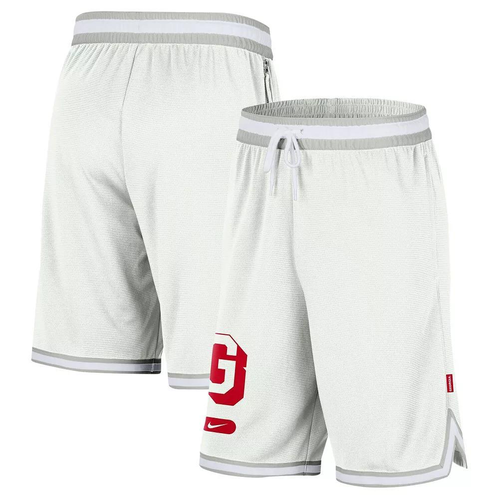 Men's Nike Cream Georgia Bulldogs DNA 3.0 Performance Shorts, Size: Large, White Product Image