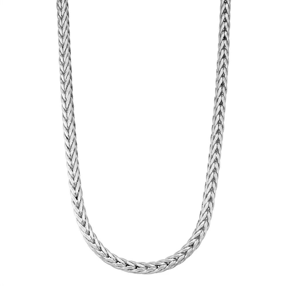Jordan Blue Men's Sterling Silver Wheat Chain Necklace, Size: 20" Product Image