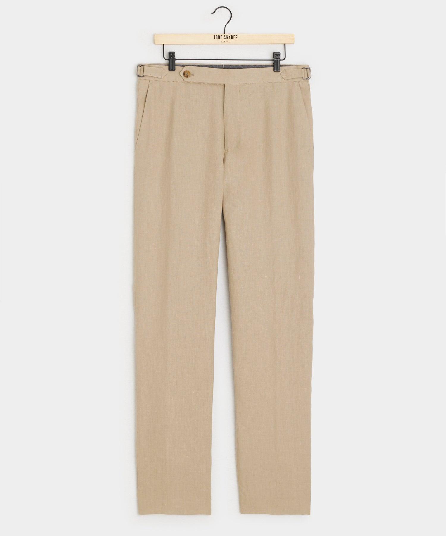 Italian Linen Side Tab Trouser Product Image