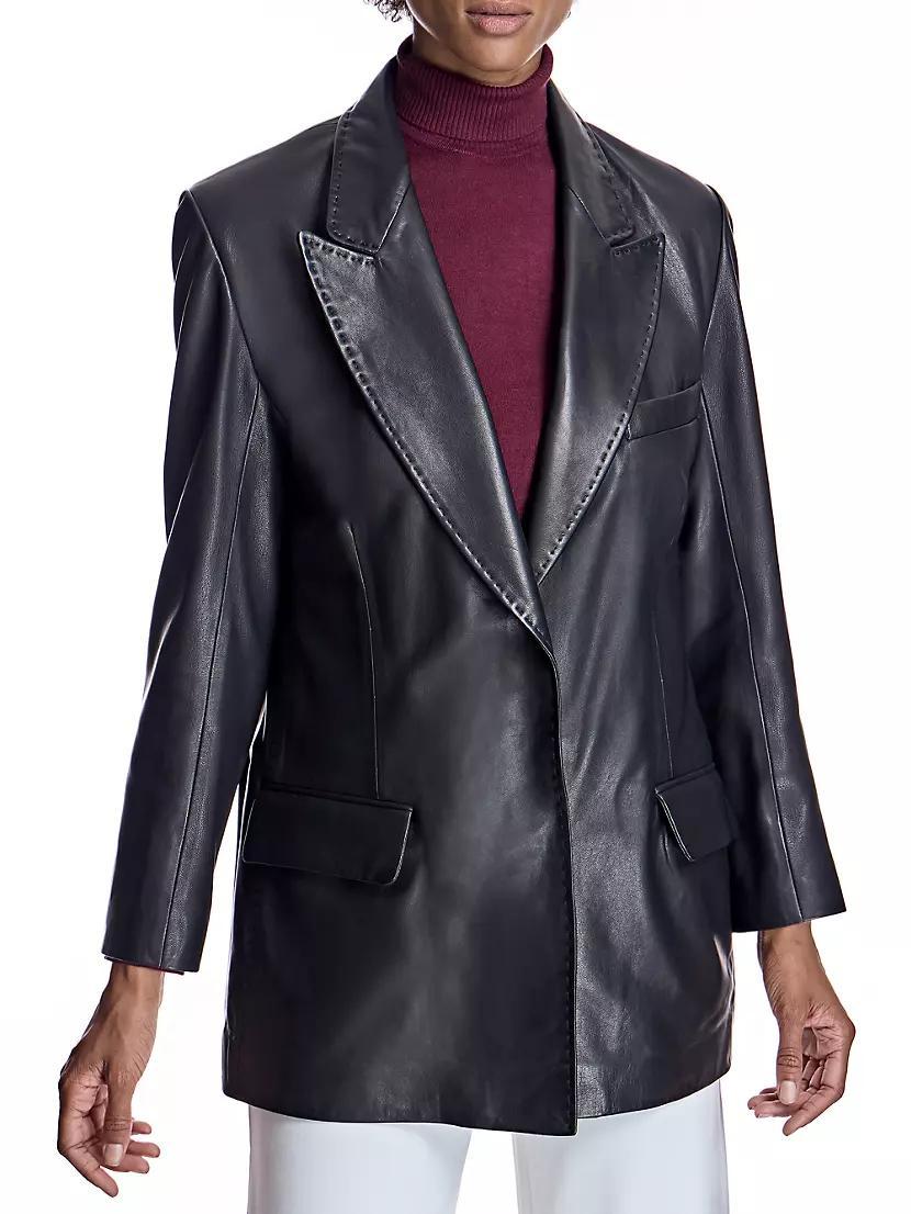 30 in Leather Blazer Product Image