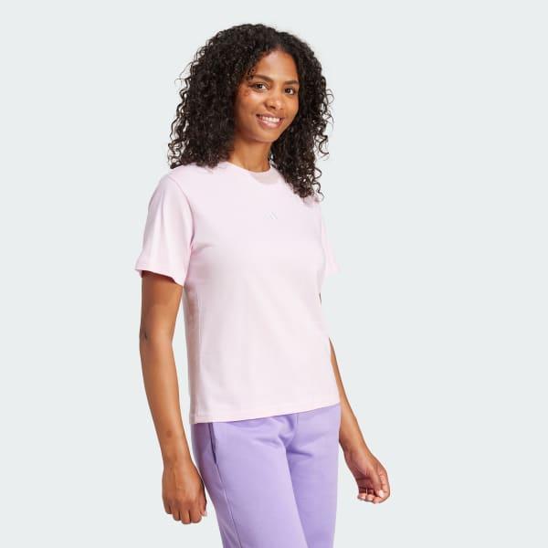 Womens adidas Essentials Small Logo Cotton T-Shirt Product Image