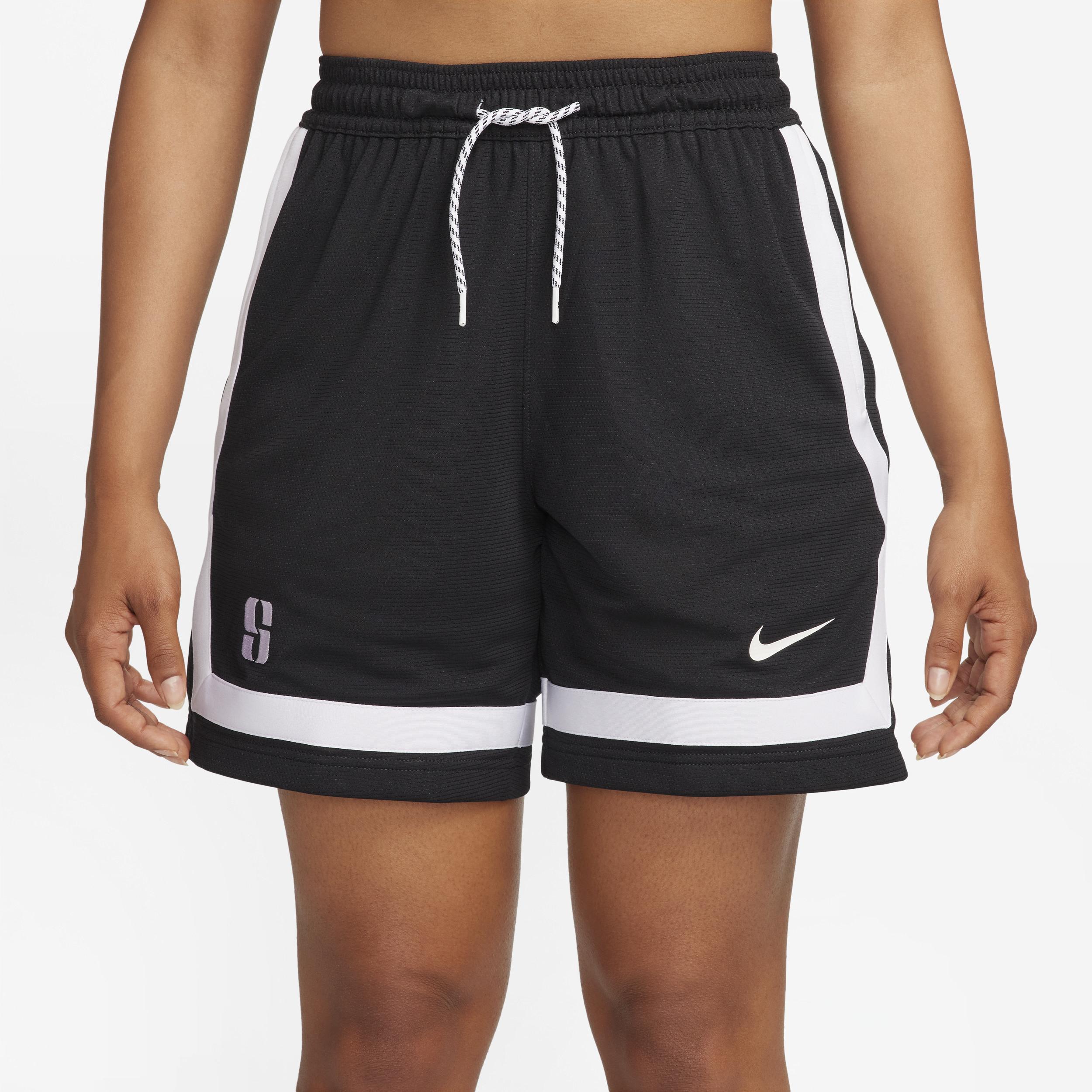 Nike Womens Sabrina Shorts - White/Black Product Image