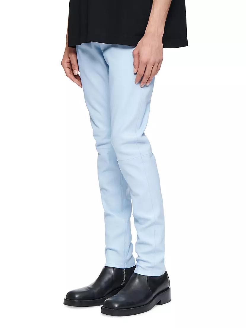D-Stretch Leather Skinny Pants Product Image