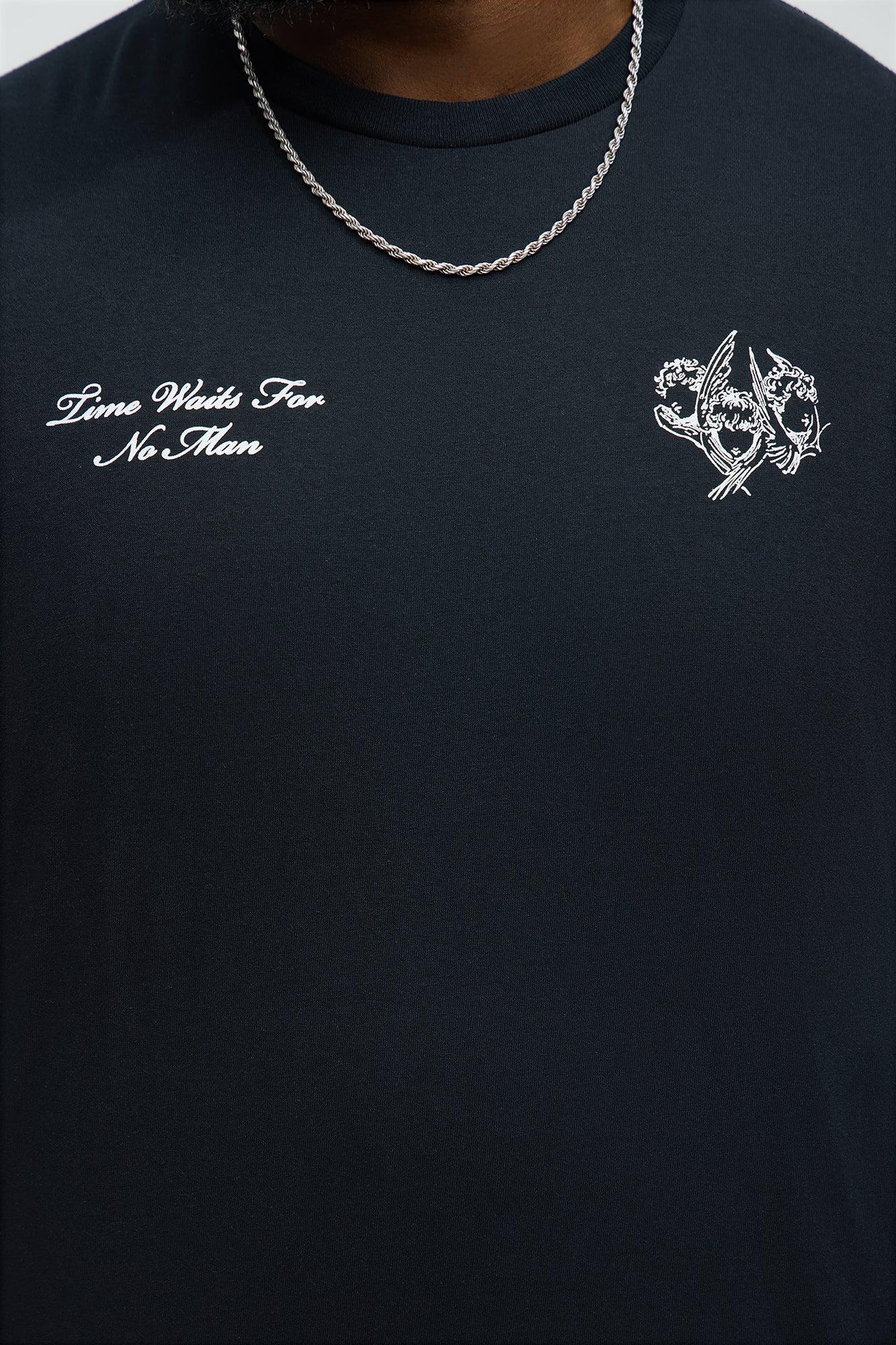 Here And Now Short Sleeve Tee - Black Product Image