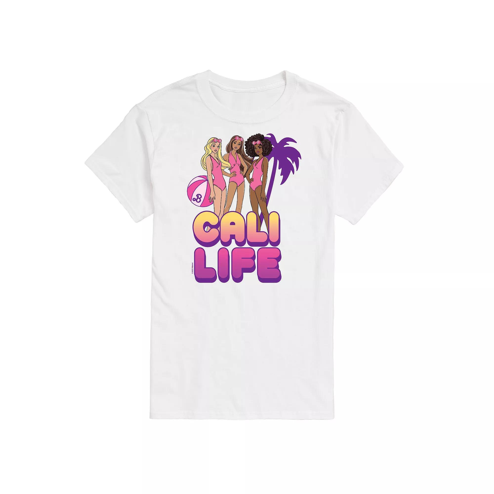 Big & Tall Barbie Cali Life Graphic Tee, Mens Product Image