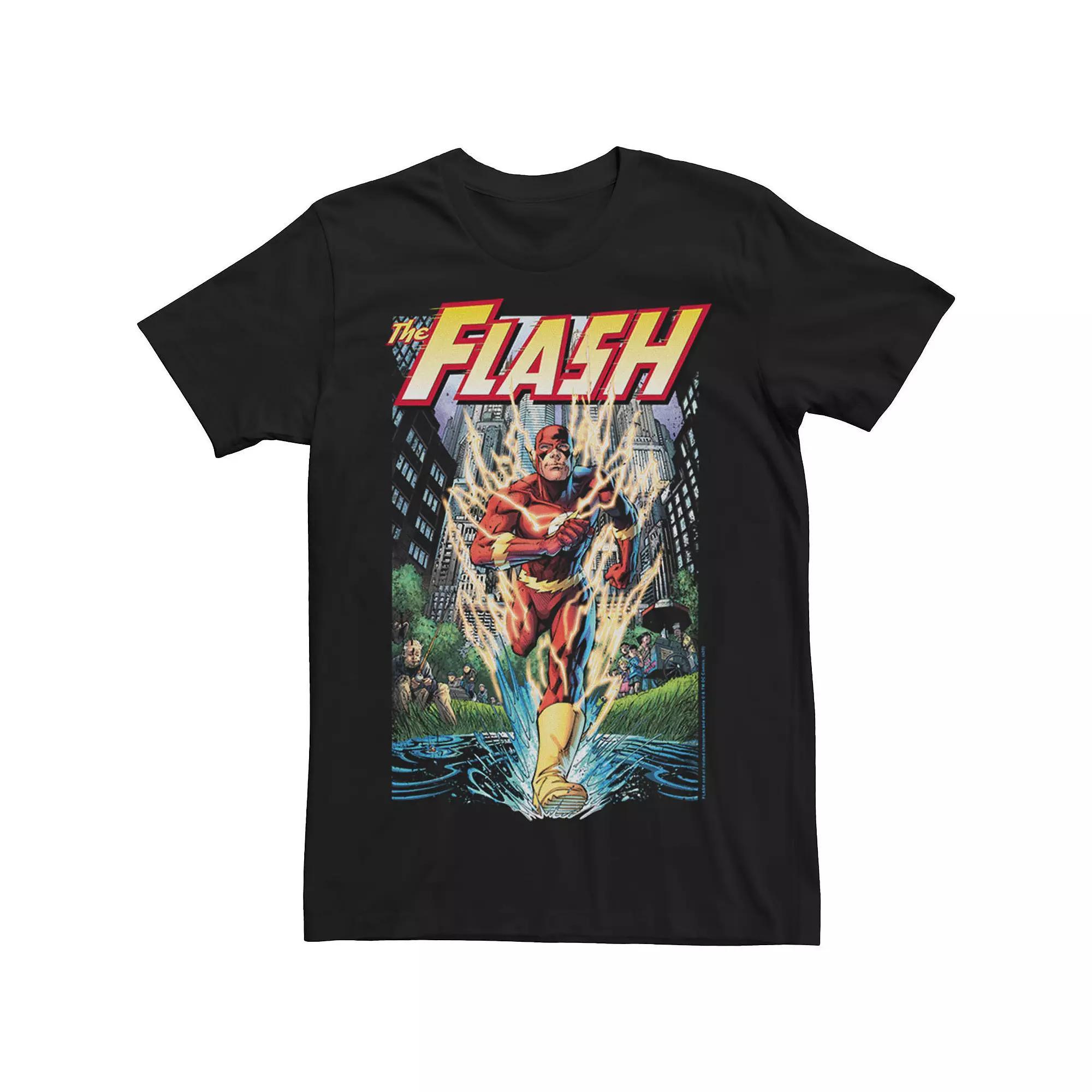 Men's Flash City Run Poster Tee, Size: XL, Black Product Image