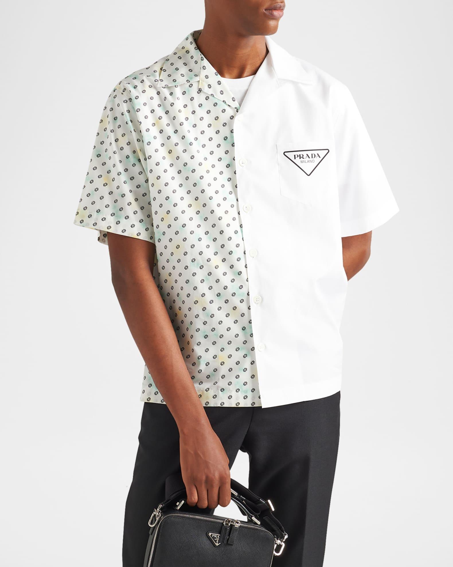 Men's Poplin Double Match Camp Shirt Product Image