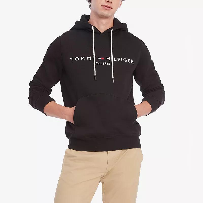 Men's Tommy Hilfiger Embroidered Logo Hoodie, Size: Small, Captain Product Image