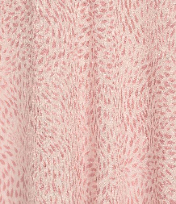 Vince Camuto Raining Dots Print Faux Wrap Woven Yoryu Midi Skirt Product Image