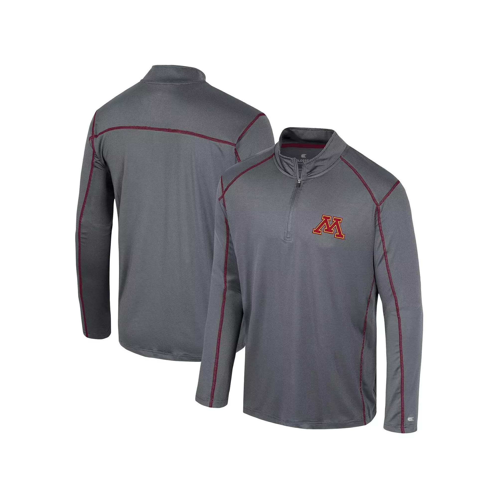 Men's Colosseum Black Maryland Terrapins Cameron Quarter-Zip Windshirt, Size: Large Product Image