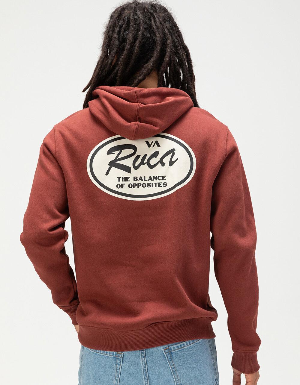RVCA Scrambler Mens Hoodie - RUST Product Image