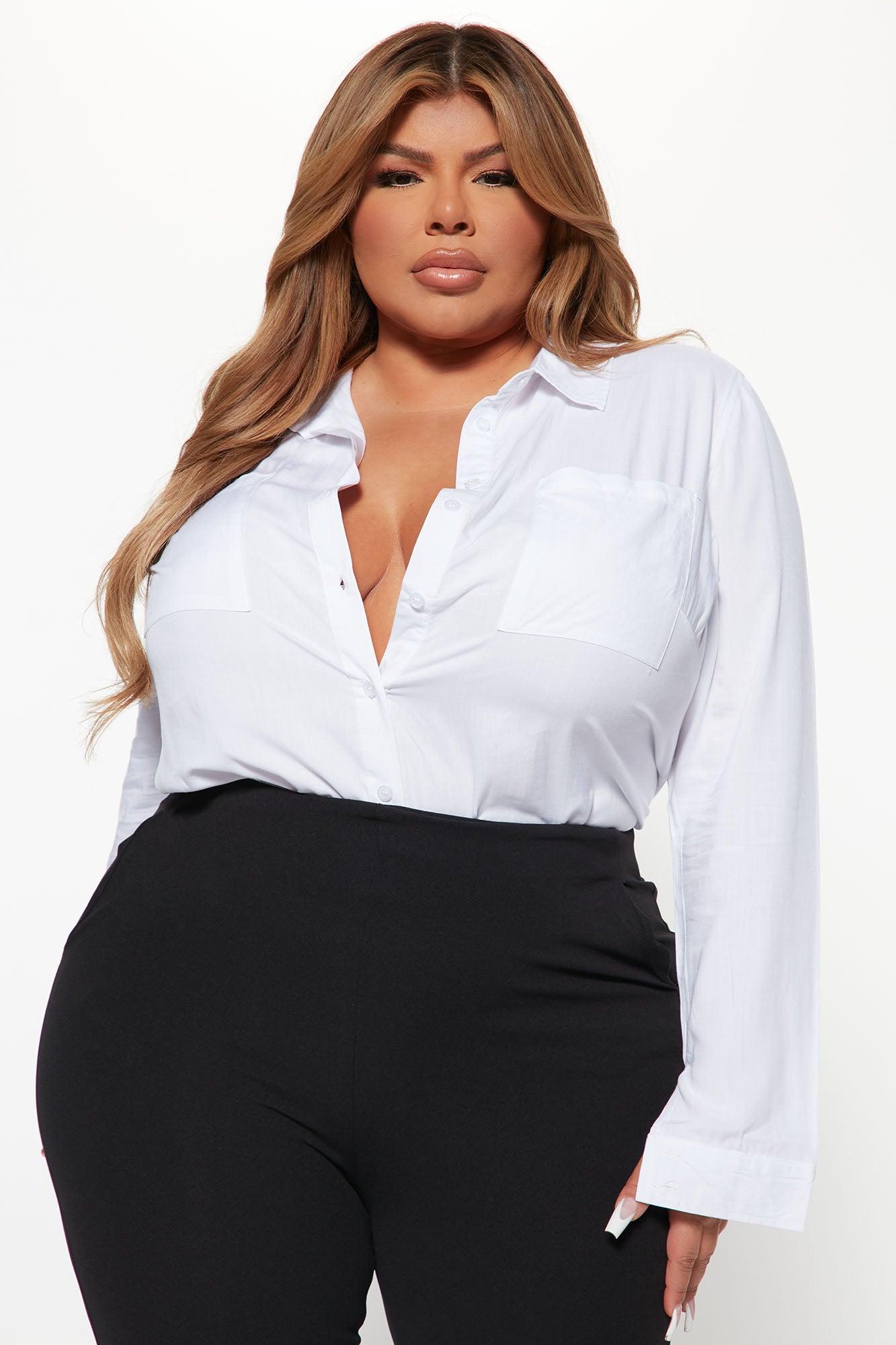 You Better Work Bodysuit - White Product Image
