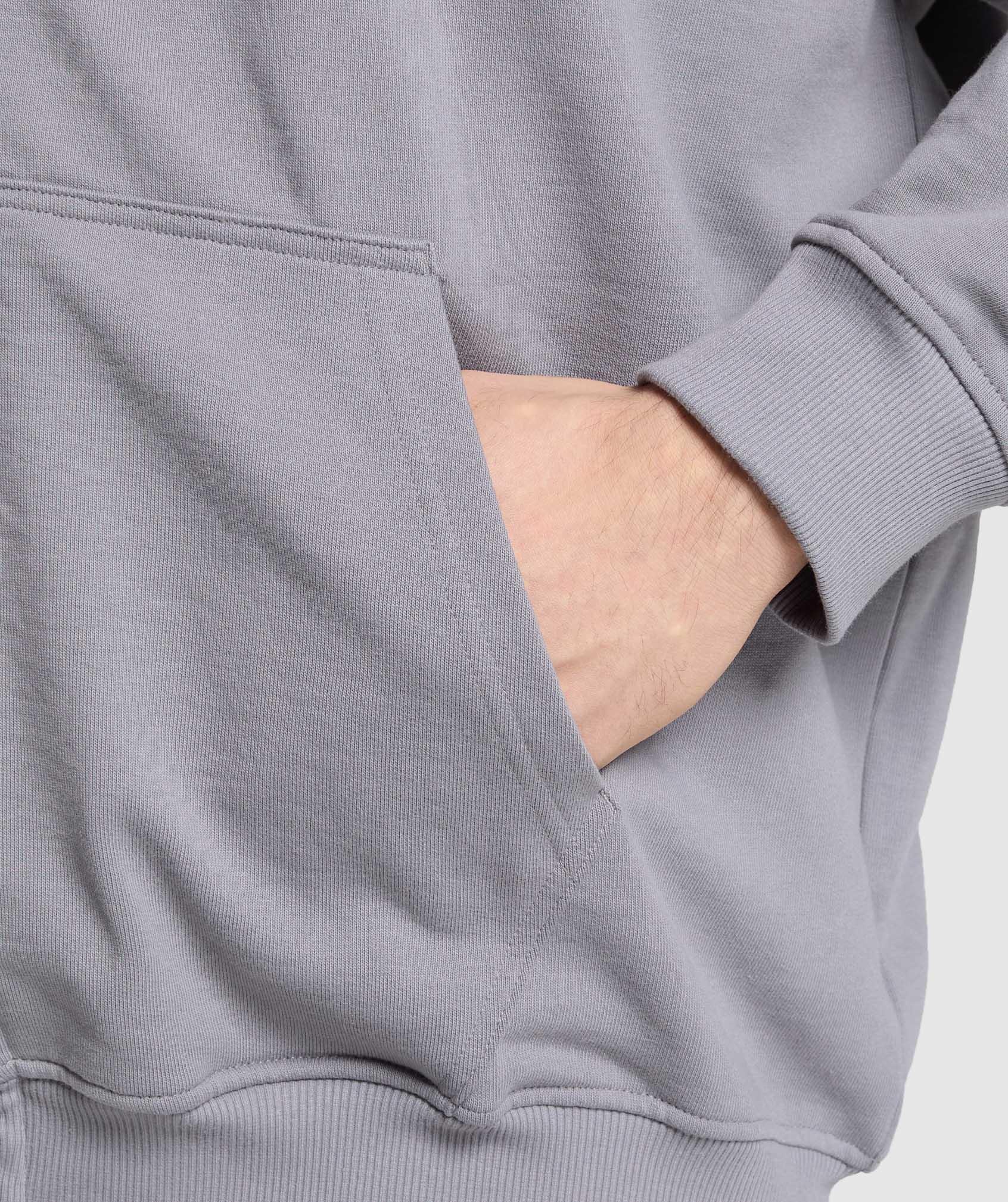 Gymshark Atlas Zip Up Hoodie - Medium Grey Male Product Image
