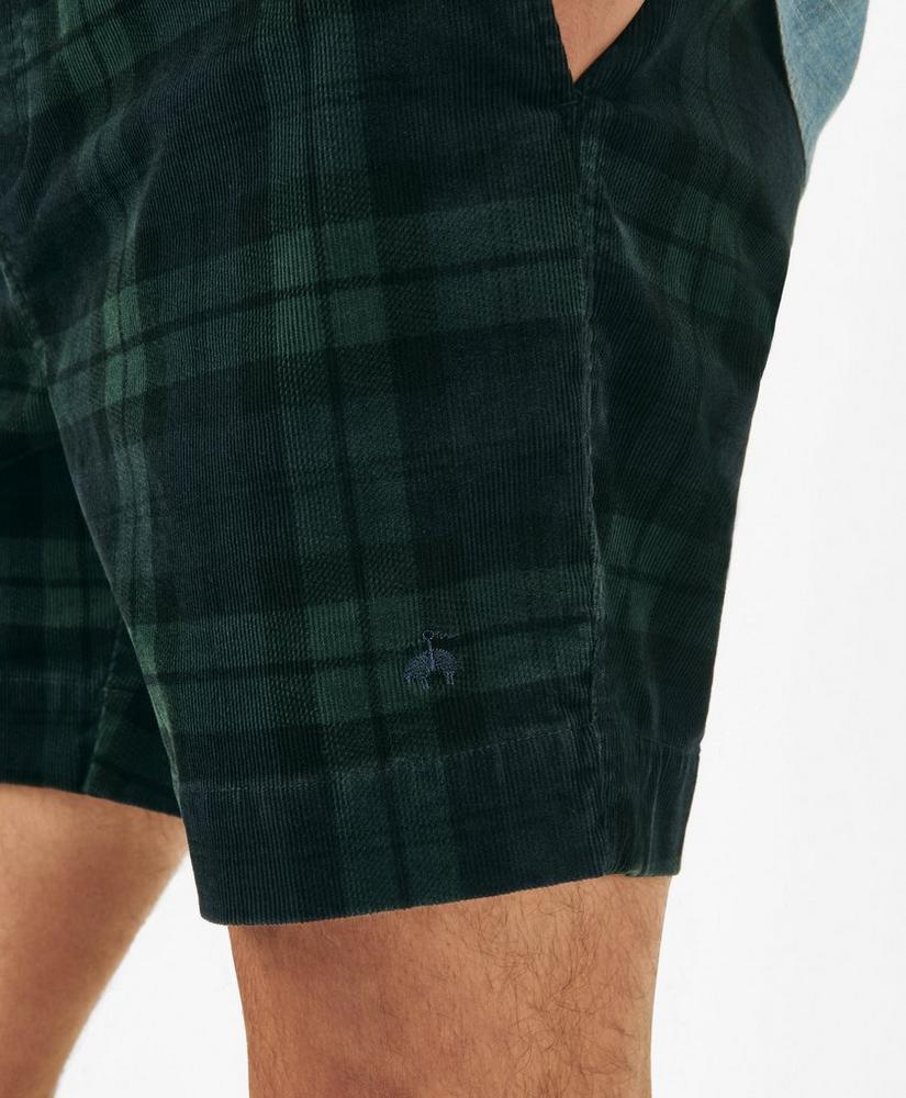 Friday Shorts in Black Watch Cotton Corduroy Product Image