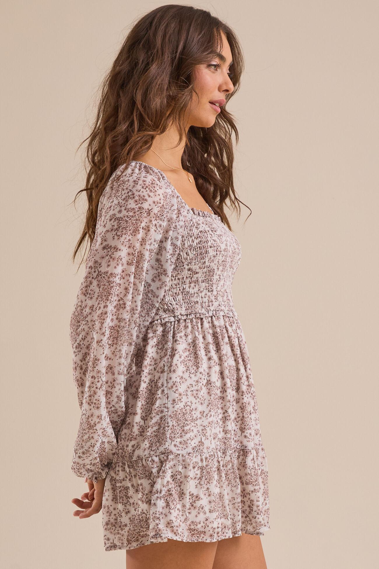 Arya Floral Mini Dress Product Image