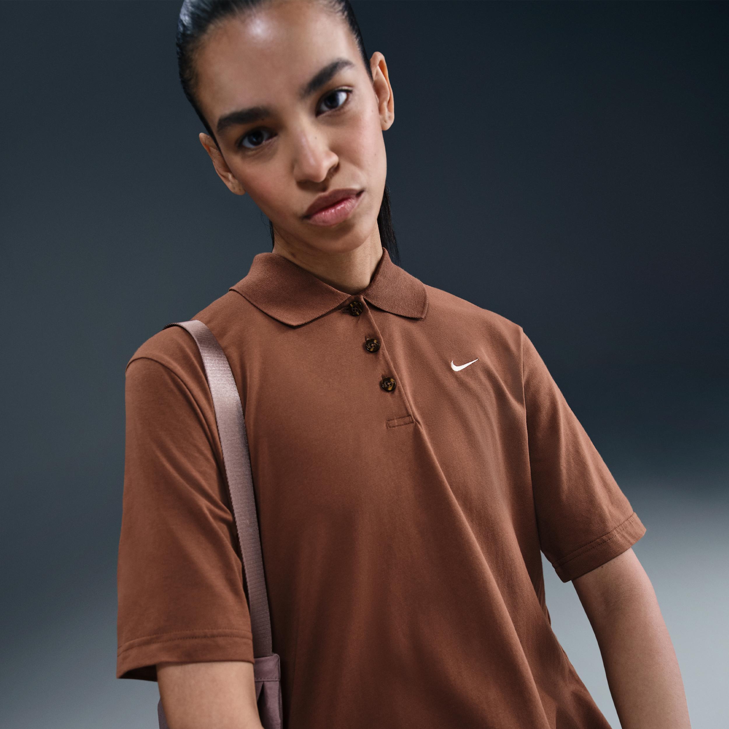 Nike Sportswear Essential Women's Short-Sleeve Polo Dress Product Image