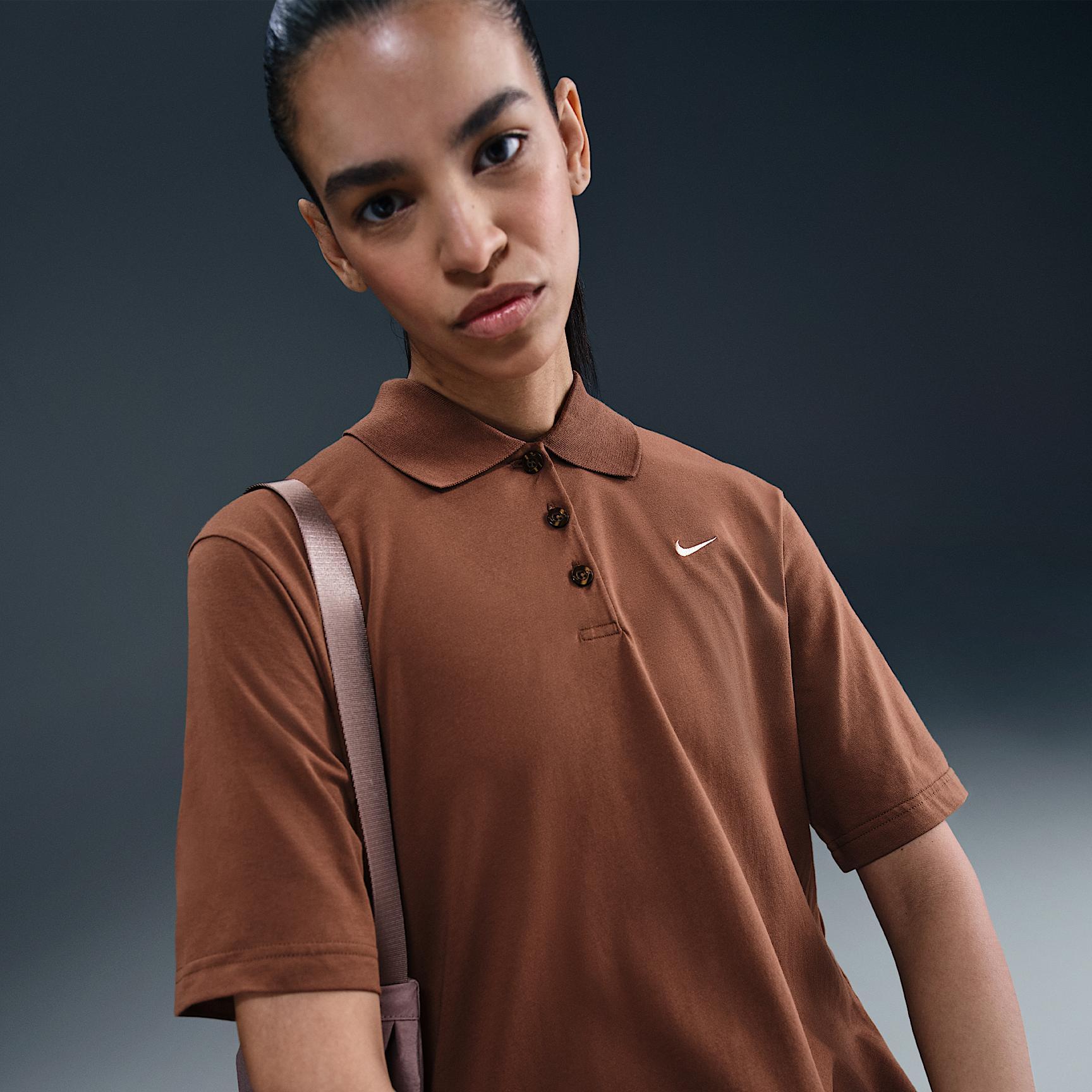 Nike Sportswear Essential Women's Short-Sleeve Polo Dress Product Image