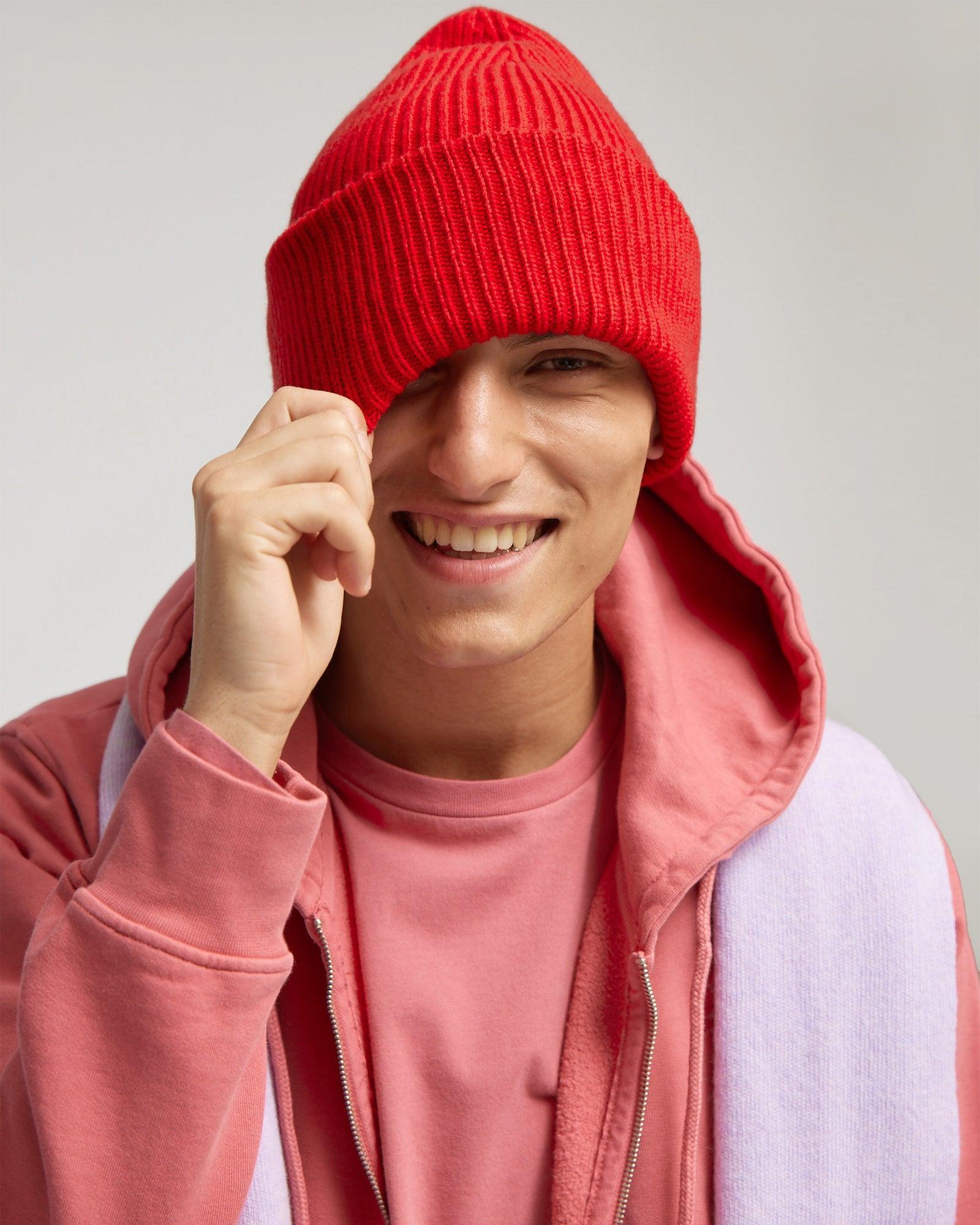 Merino Wool Hat - Hunter Green Product Image