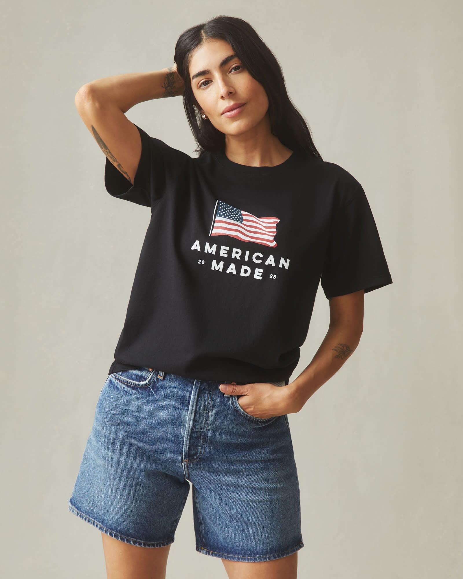 Fourth of July Tee - Black Product Image