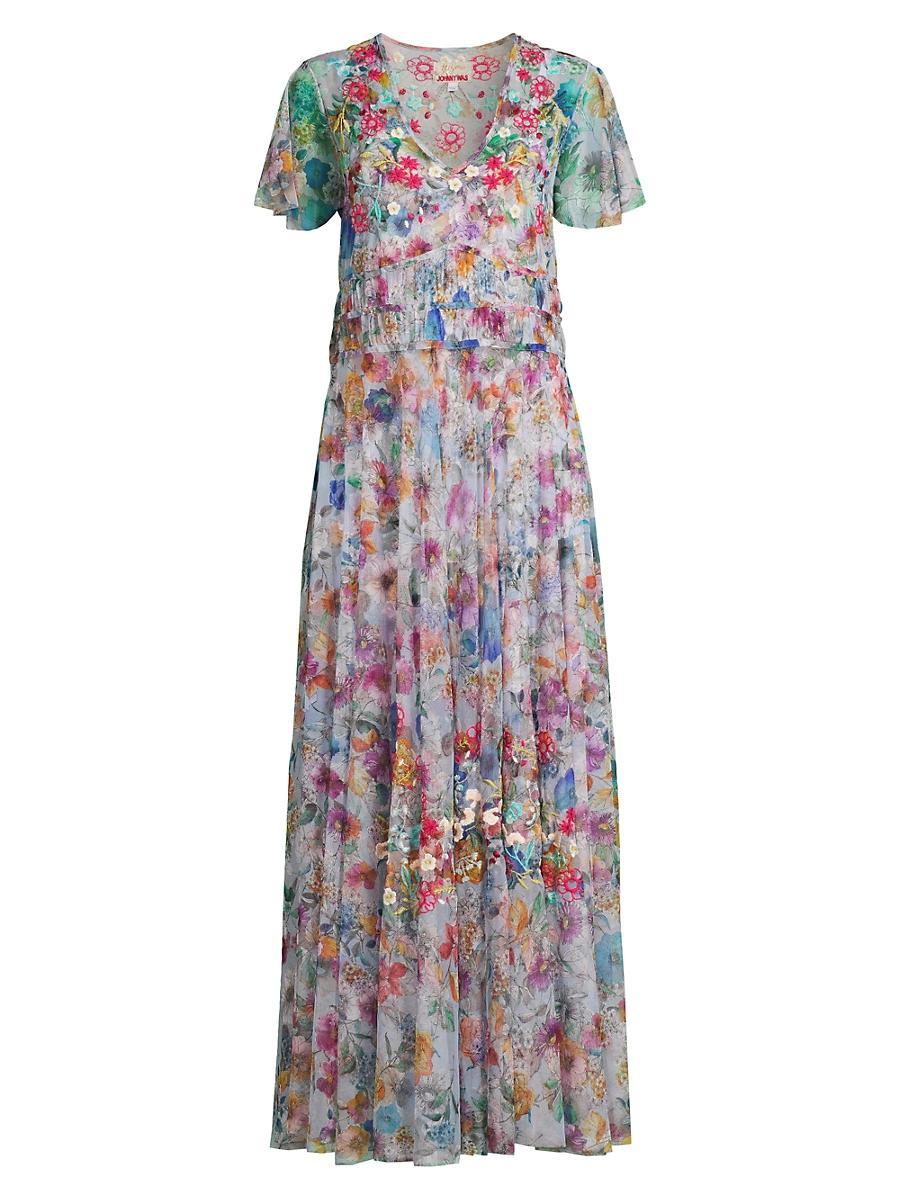 Womens Winx Mesh Maxi Dress Product Image