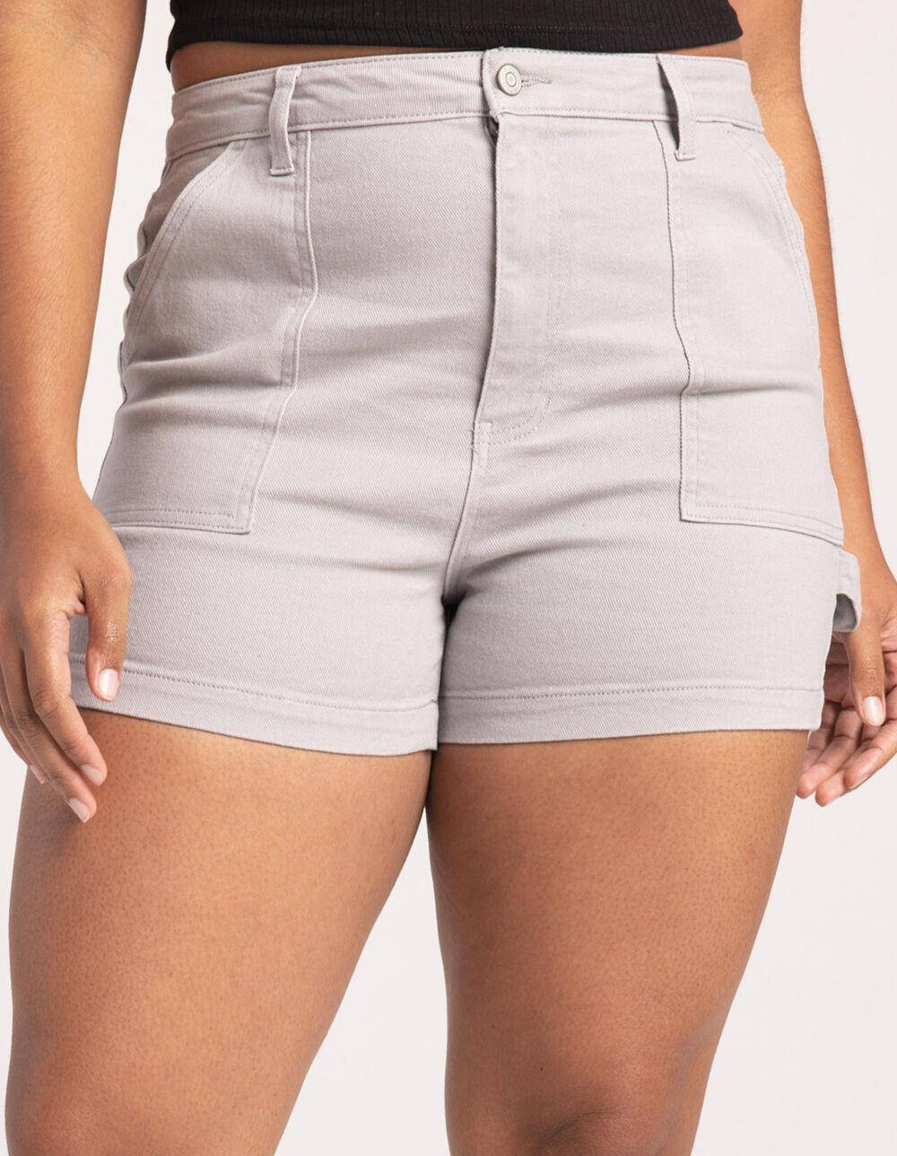 RSQ Womens Carpenter Shorts - GRAY Product Image
