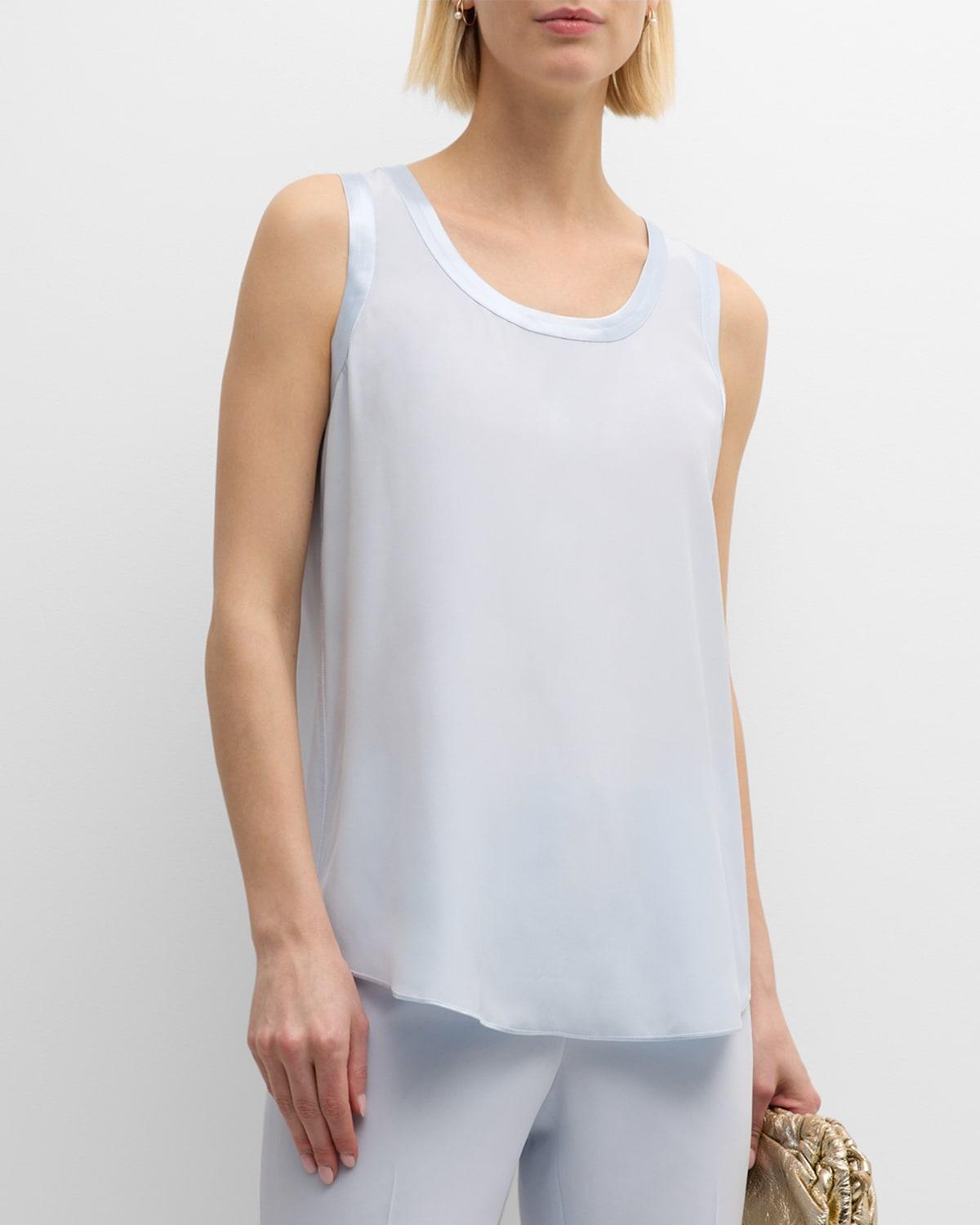 Lafayette 148 New York Reversible Perla Silk Blouse Product Image