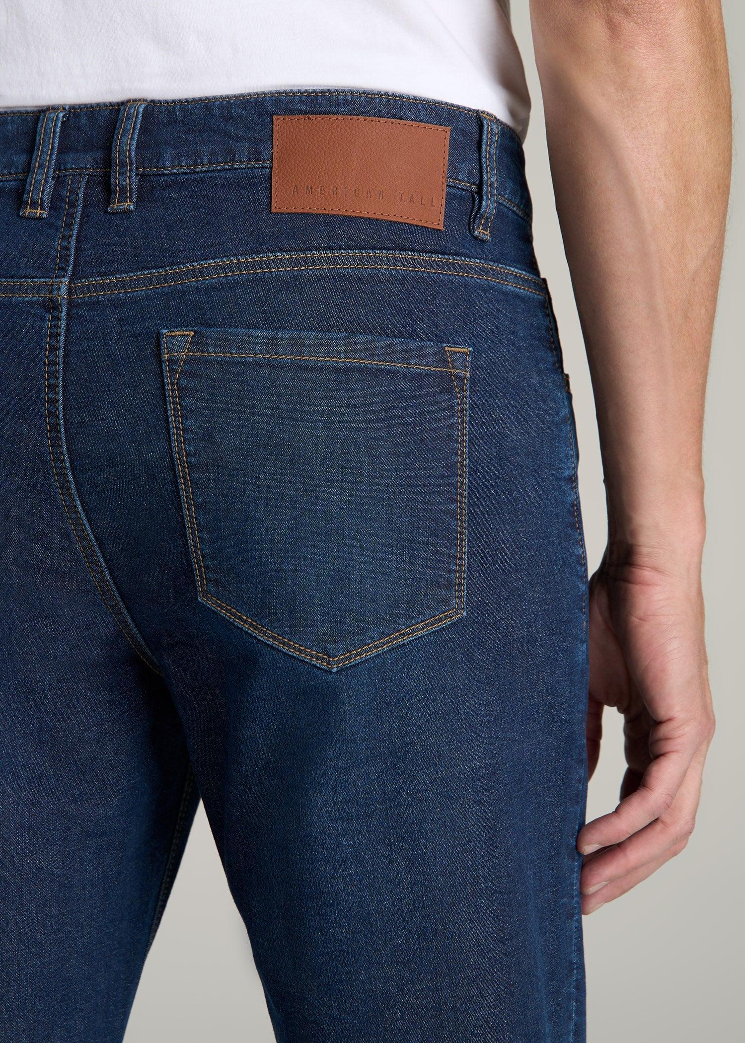 J1 STRAIGHT LEG Fleeced Jeans for Tall Men in Colorado Blue Wash Product Image