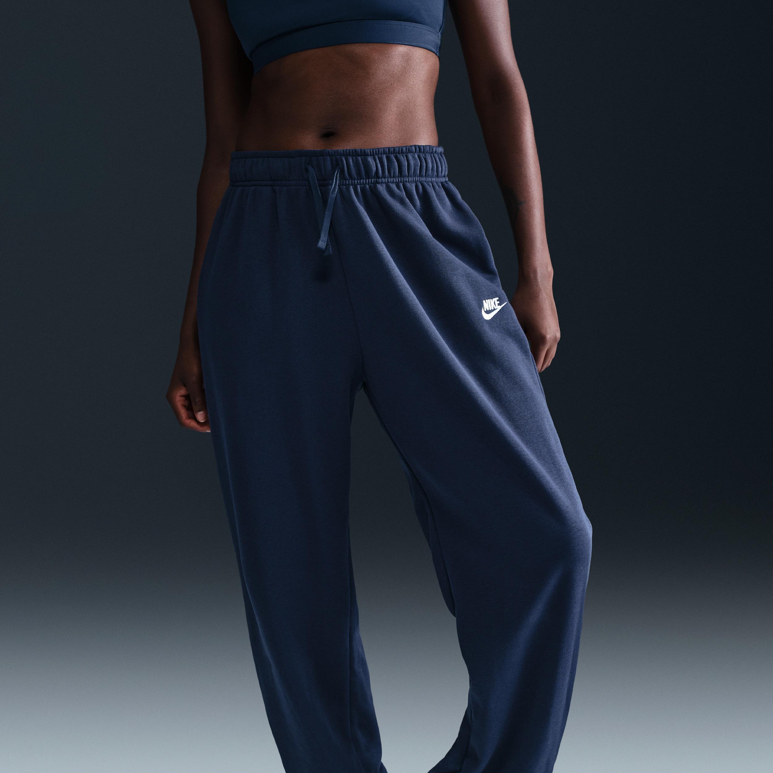 Women's Nike Sportswear Oversized Club Fleece Sweatpants, Size: Small, Black Product Image