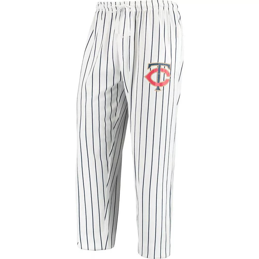 Men's Concepts Sport White/Navy Minnesota Twins Vigor Lounge Pant, Size: 3XL Product Image