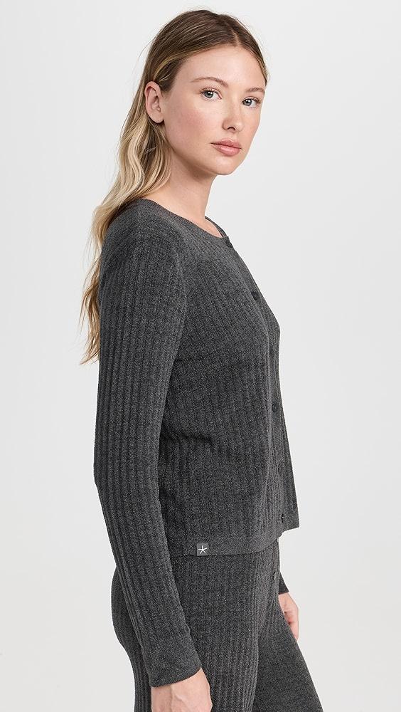 Barefoot Dreams CozyChic Ultra Light Ribbed Button Cardigan | Shopbop Product Image