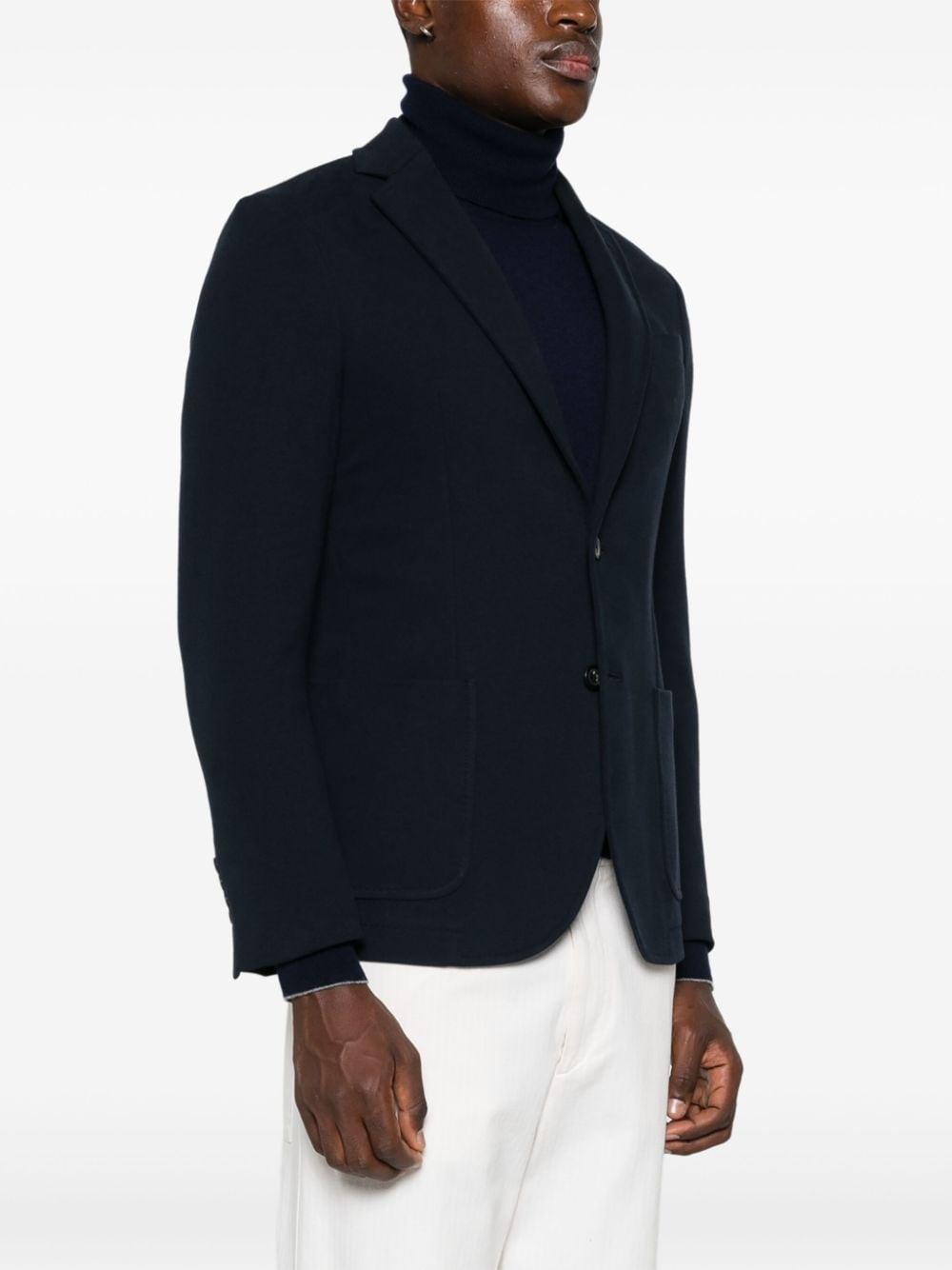 Circolo 1901 Single Breasted Blazer Cashmere Touch - Oxford Blue Product Image
