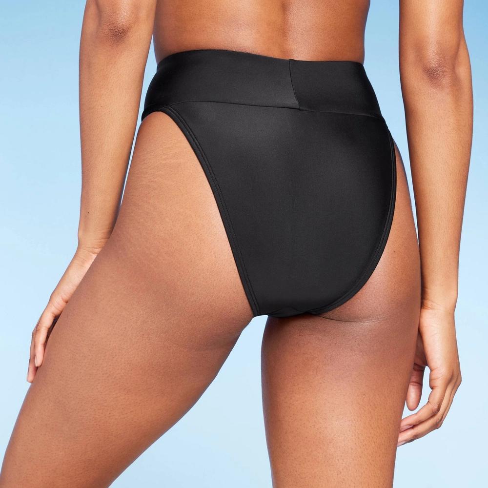 Women's High Waist Extra High Leg Cheeky Bikini Bottom - Wild Fable™ Product Image