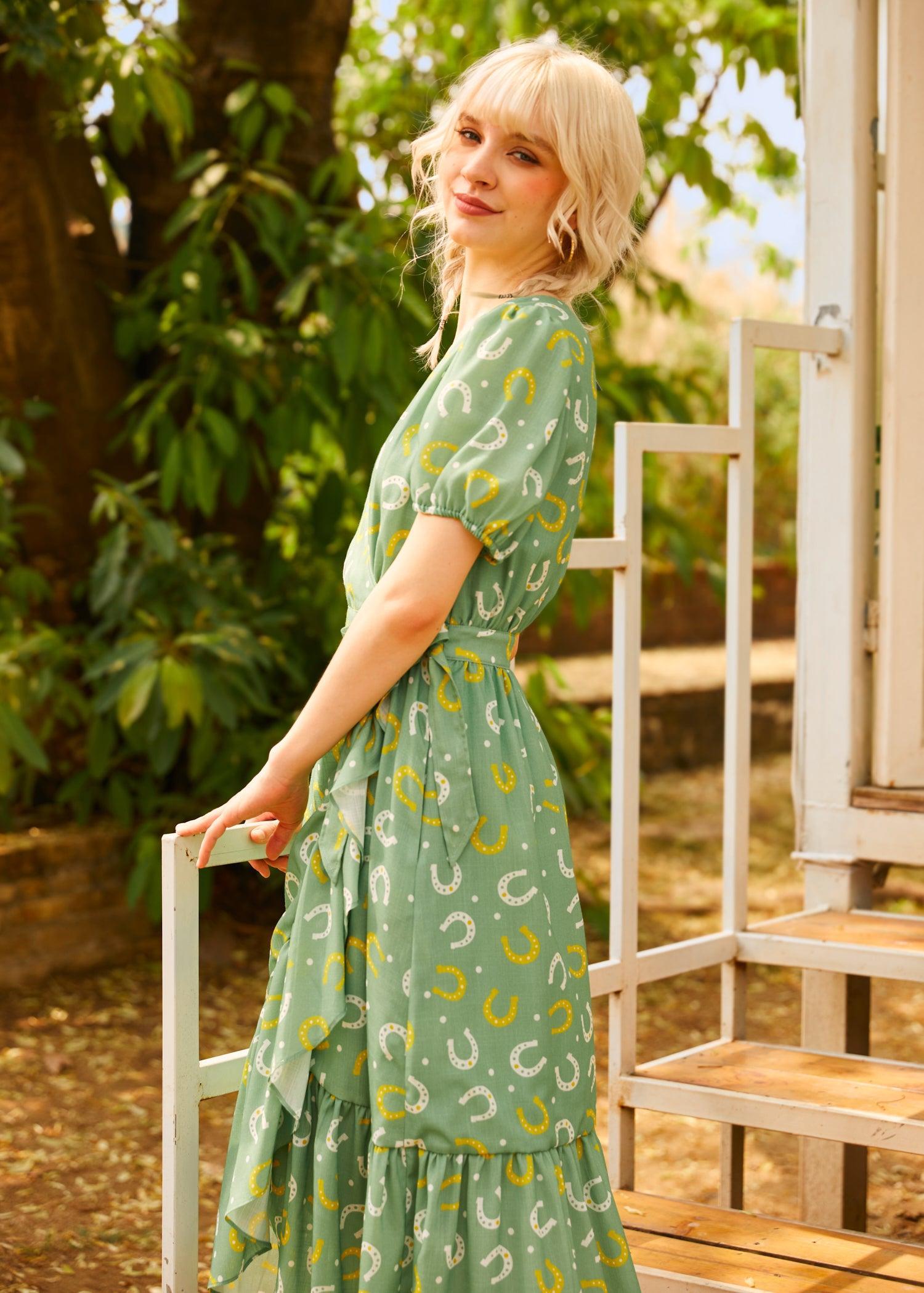 Luck Be a Lady Wrap Dress Product Image