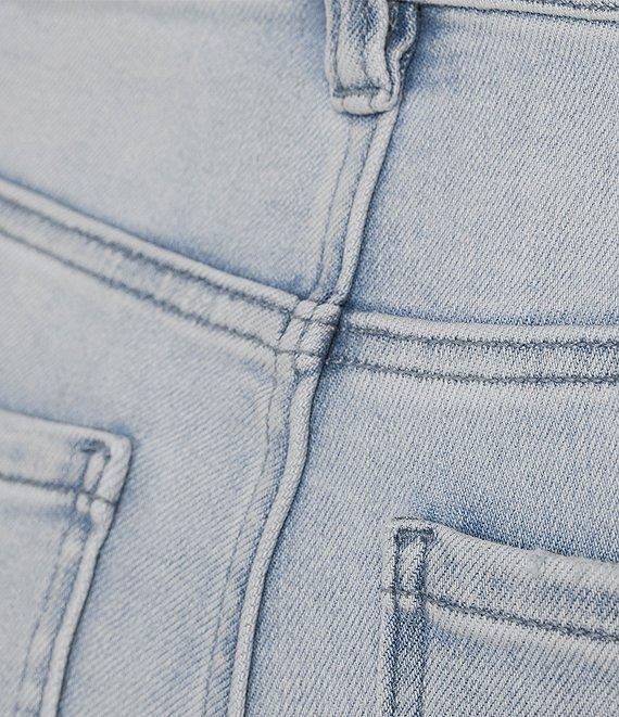 Liverpool Los Angeles Plus Size Hannah Cropped Slit-Hem Flare Jeans Product Image