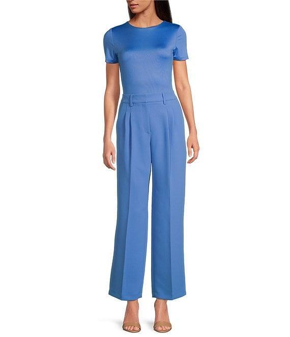 Gianni Bini Layla Short Sleeve Crew Neck Coordinating Bodysuit Product Image