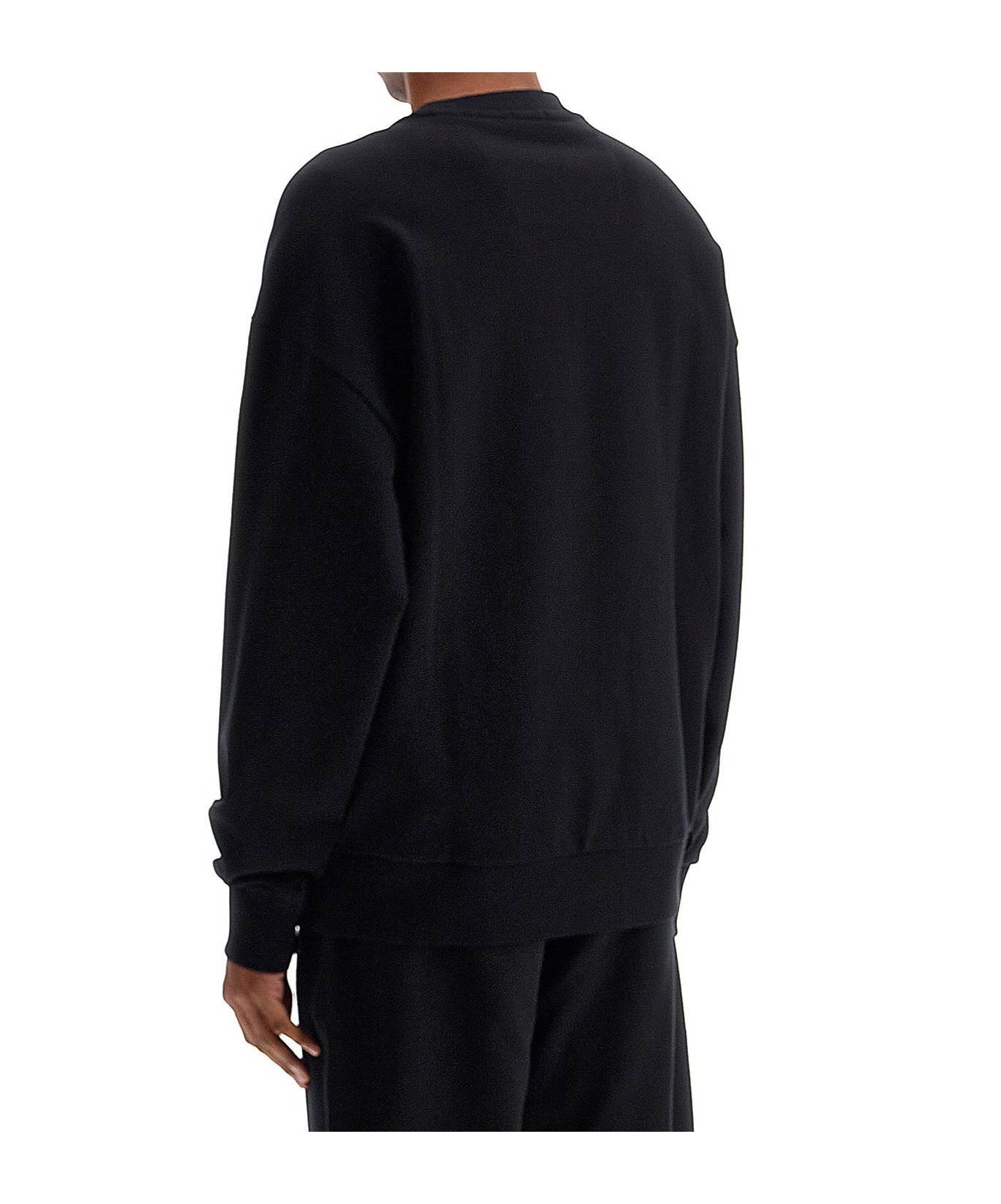 HUGO BOSS Long-sleeved Sweater In Black Product Image