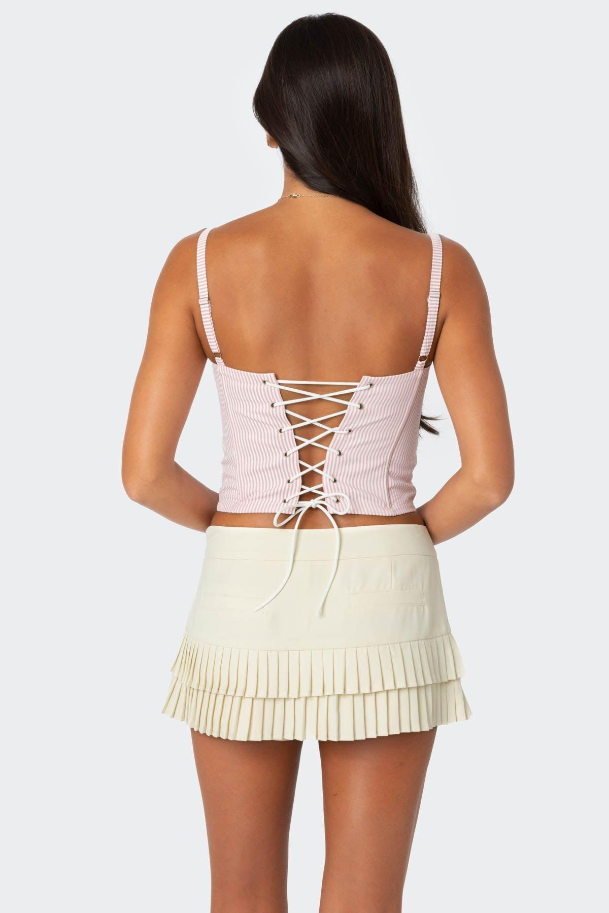 Cammie Striped Corset Product Image