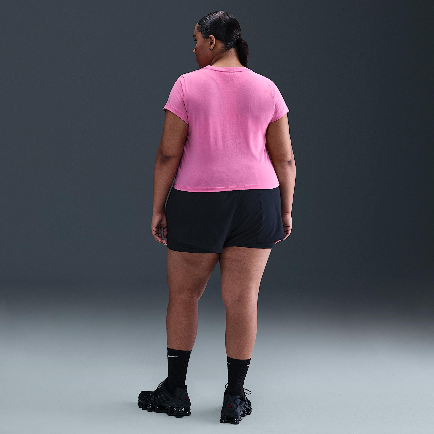 Nike Sportswear Chill Knit Women's Cropped T-Shirt (Plus Size) Product Image