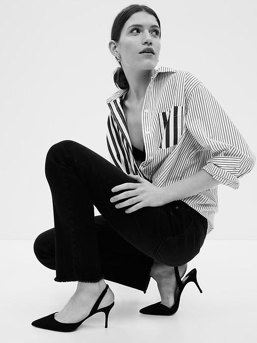 Mid Rise Girlfriend Jeans Product Image