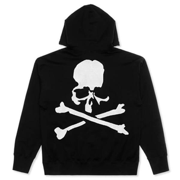 Sequin Popover Sweatshirt - Black Male Product Image