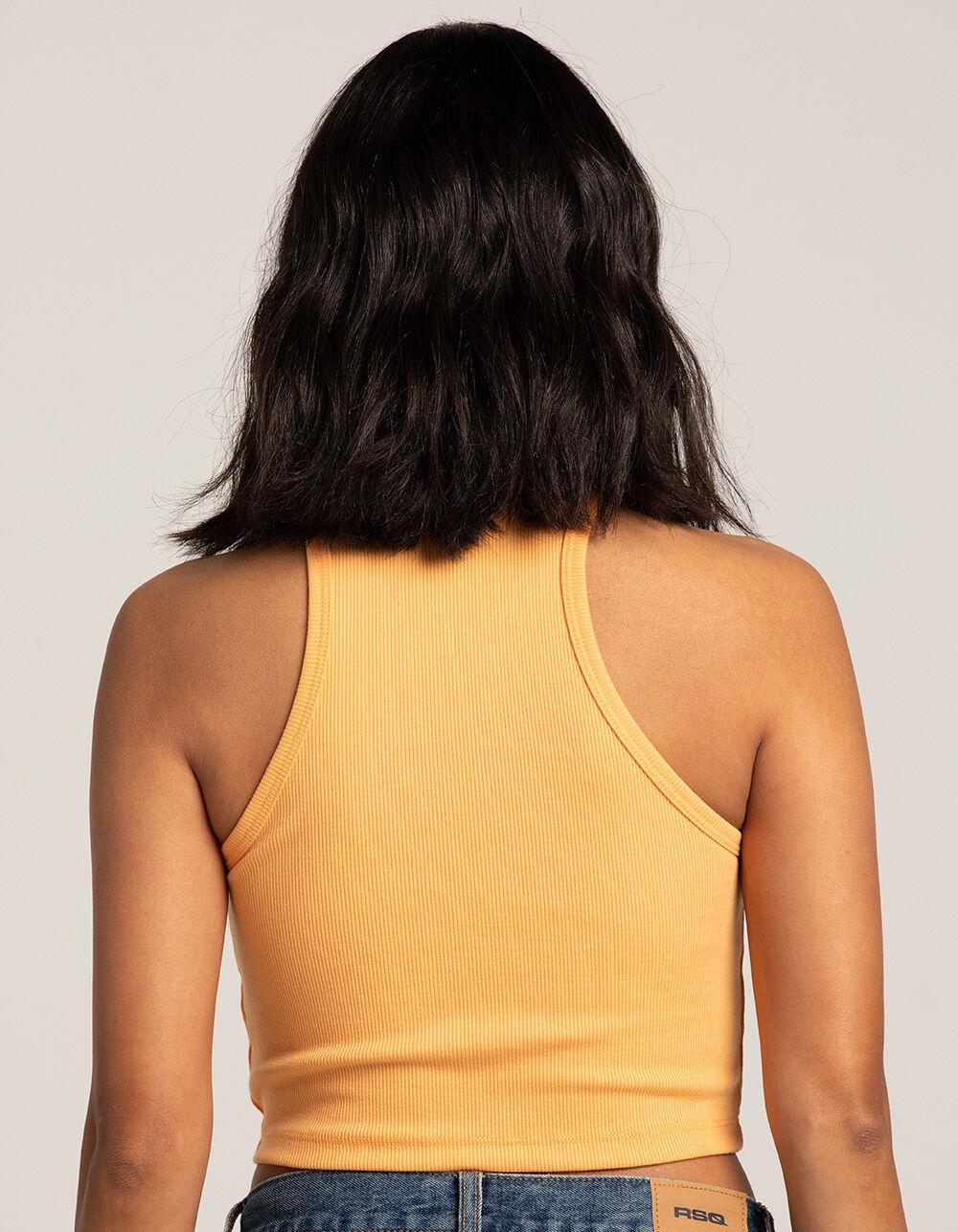 ROXY Bright Boa Womens Logo Tank Top - ORANGE Product Image