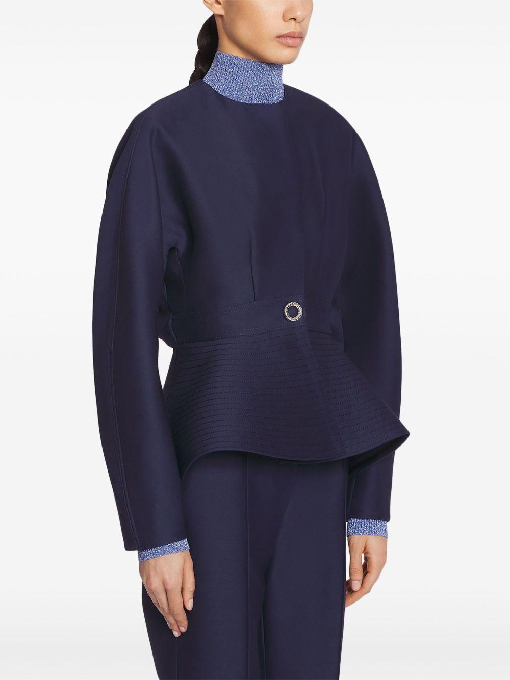 peplum-hem jacket Product Image