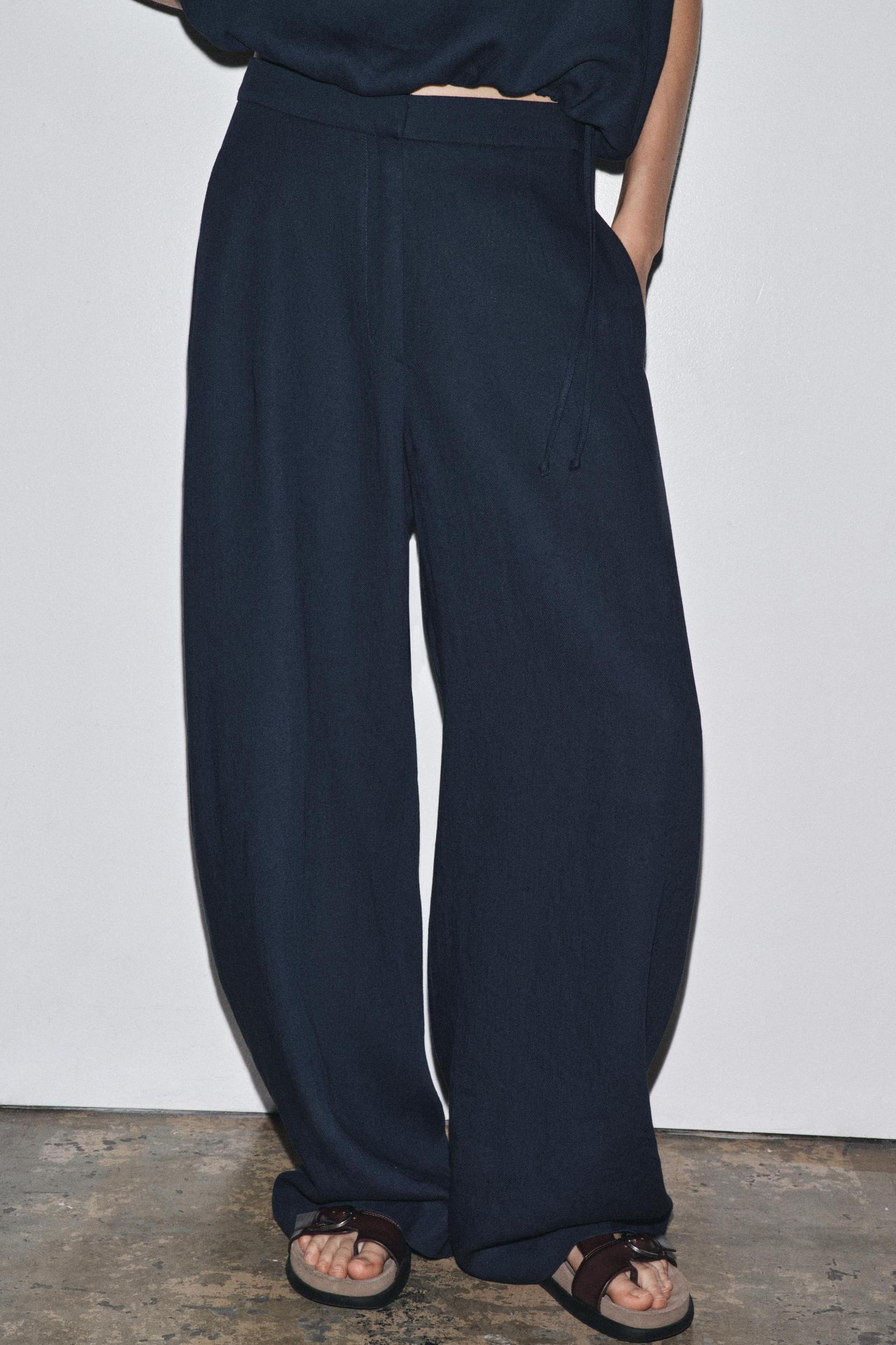 ZW COLLECTION LINEN TIE TOP Product Image