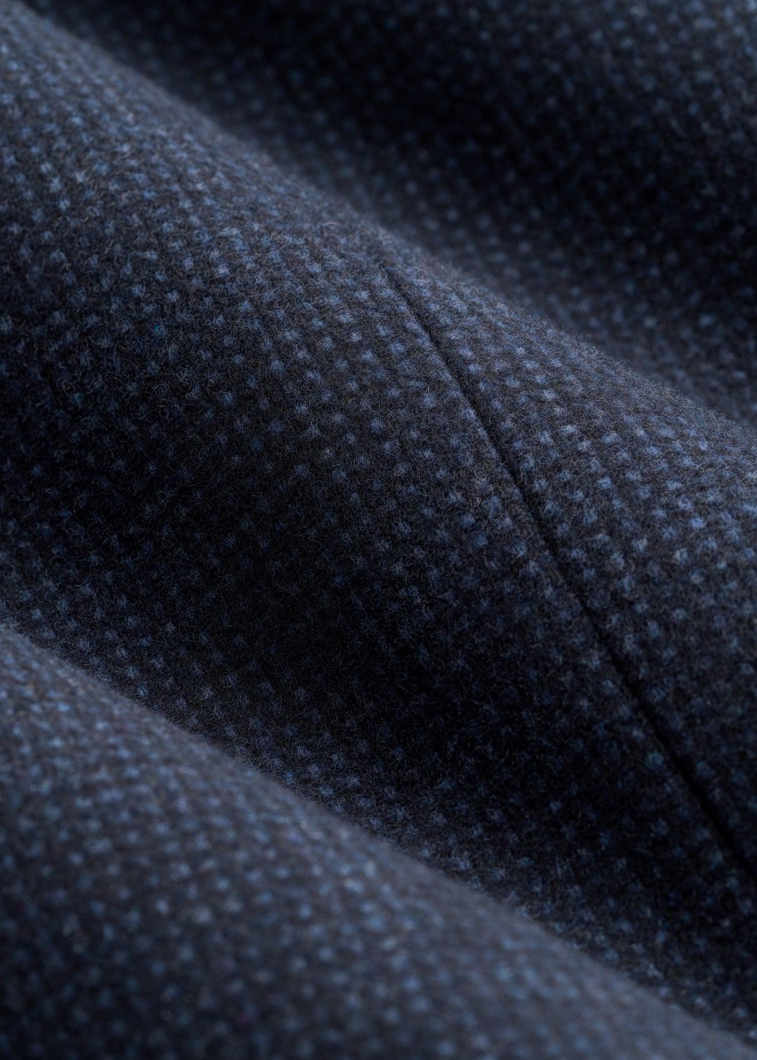 Wool Blend Blazer for Tall Men in Blue Birdseye Product Image