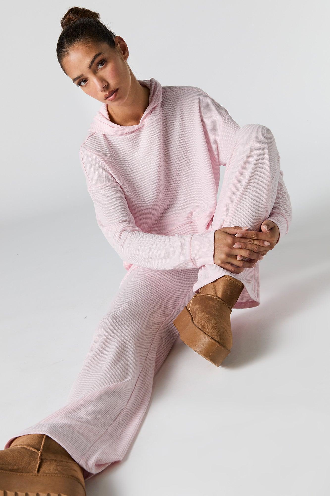 Thermal Knit Wide Leg Pant Female Product Image