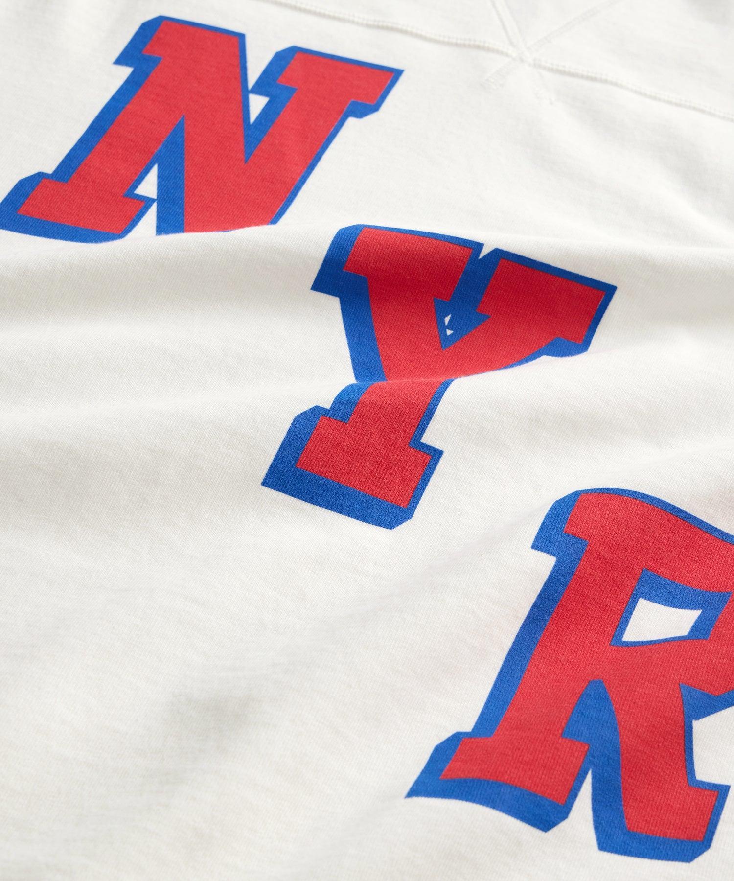 Todd Snyder by Fanatics for NHL New York Rangers Heavyweight Football Jersey Product Image