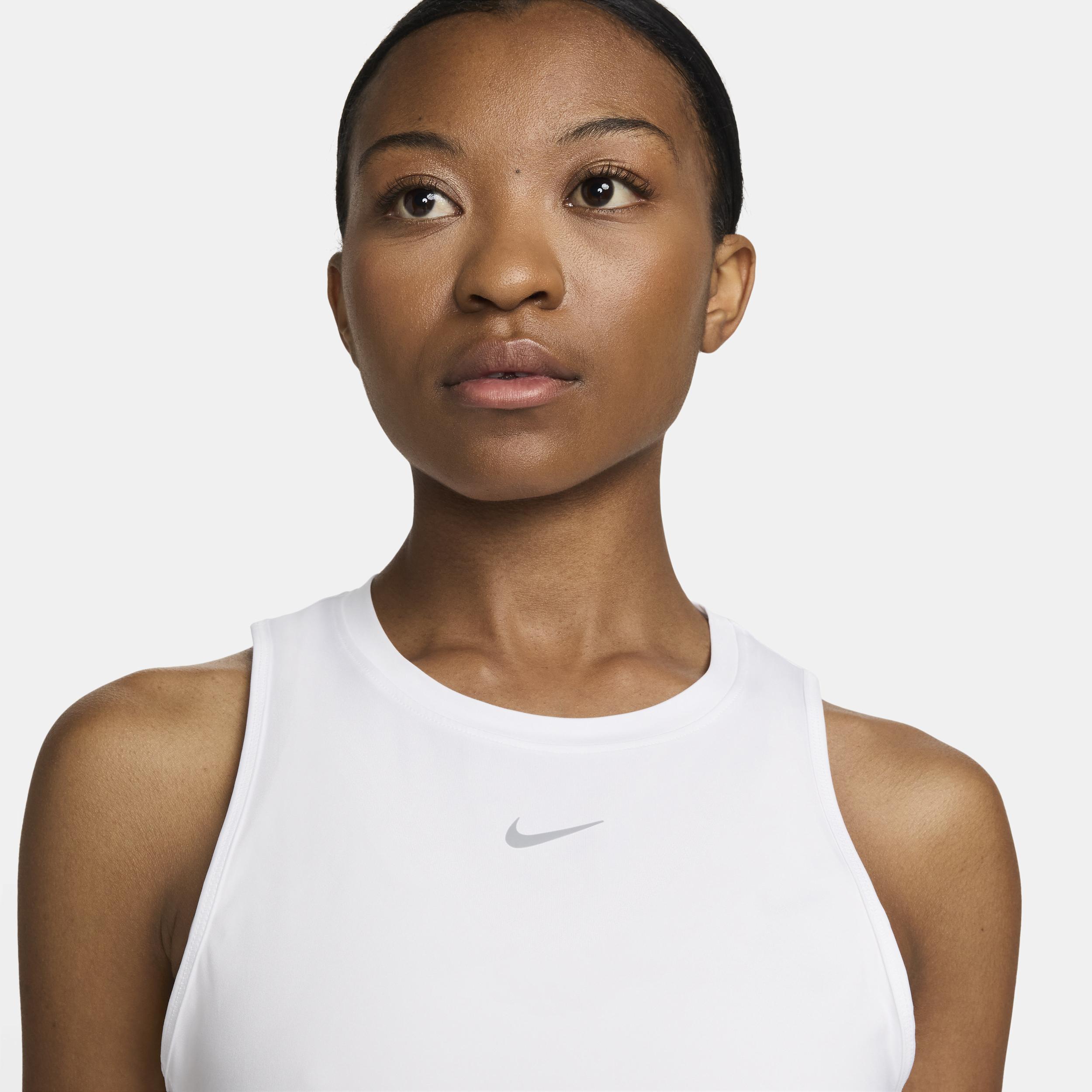 Women's Nike One Dri-FIT Classic Tank Top, Size: XXL, White Product Image